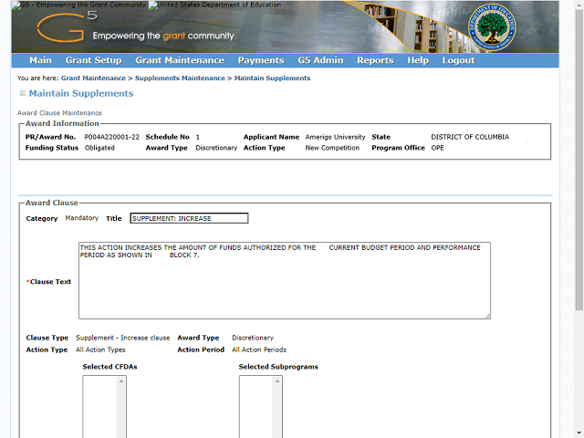 Screen image of this step