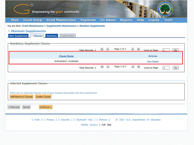 Screen image of this step