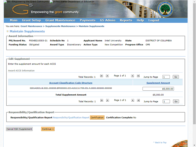 Screen image of this step