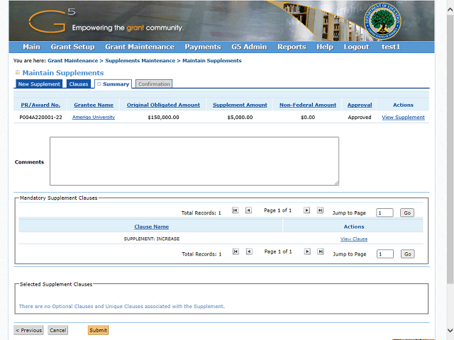 Screen image of this step