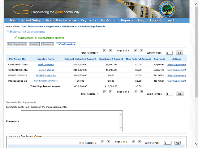Screen image of this step