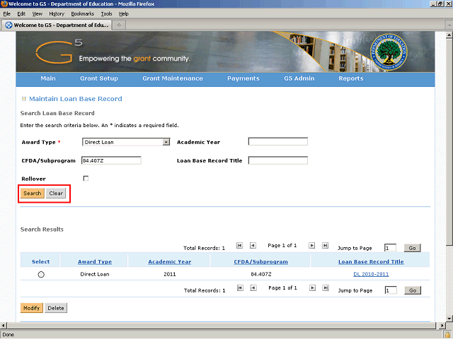Screen image of this step