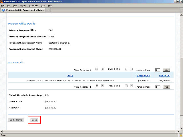 Screen image of this step