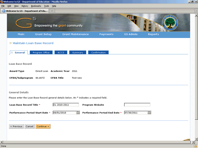 Screen image of this step