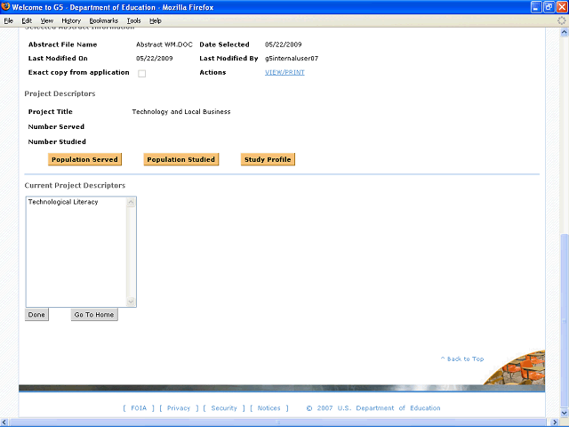 Screen image of this step