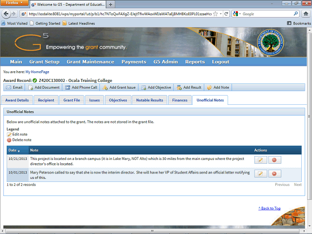 Screen image of this step