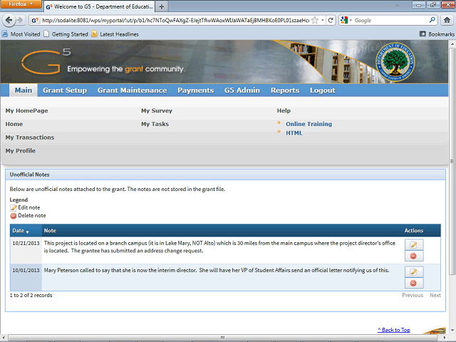 Screen image of this step