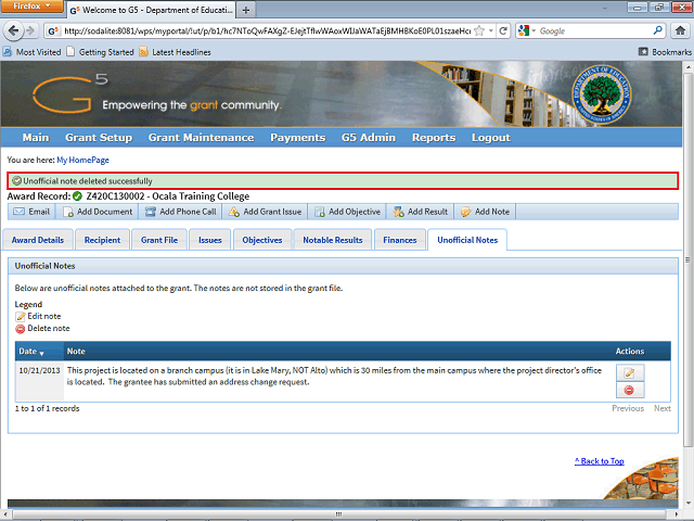 Screen image of this step