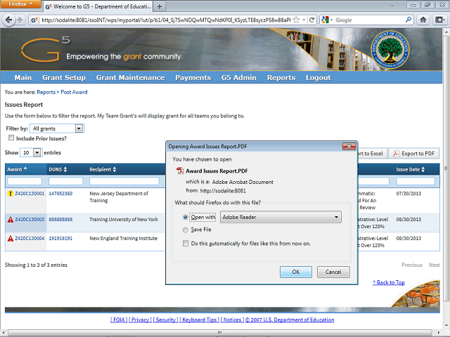 Screen image of this step