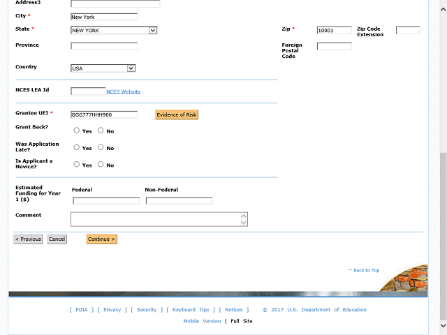 Screen image of this step