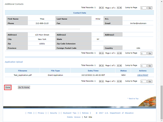 Screen image of this step