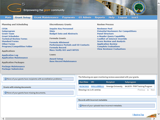 Screen image of this step