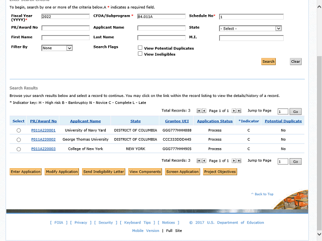 Screen image of this step