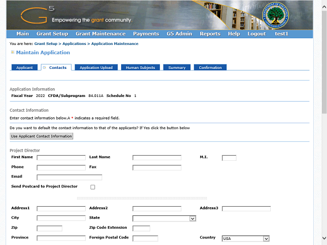 Screen image of this step