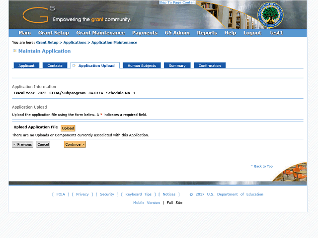 Screen image of this step
