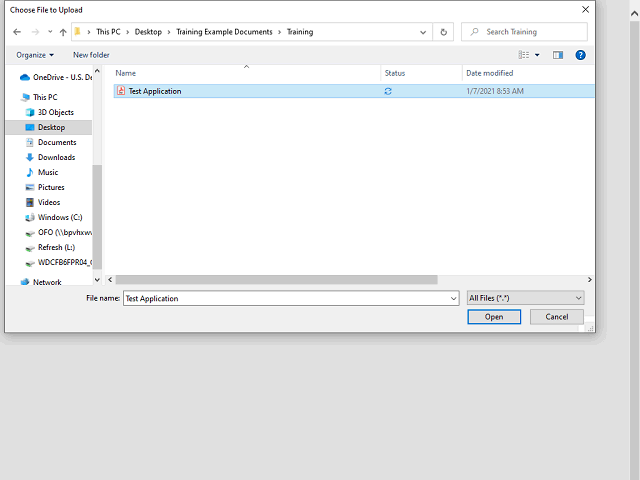 Screen image of this step