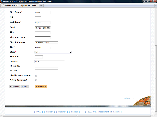 Screen image of this step