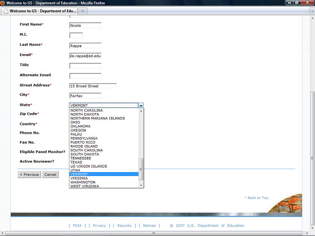 Screen image of this step