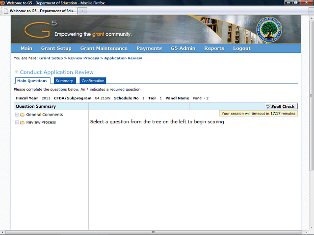 Screen image of this step