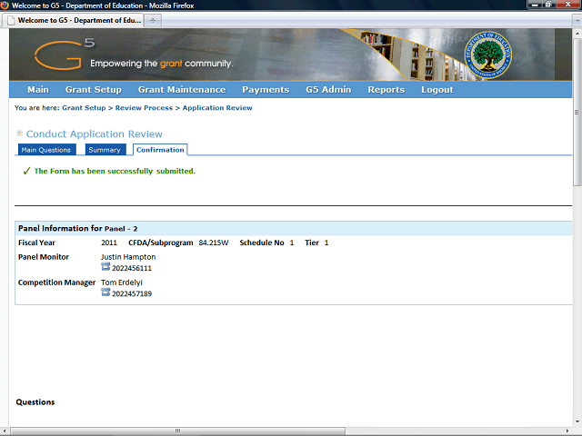 Screen image of this step