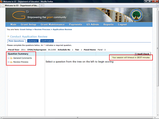 Screen image of this step