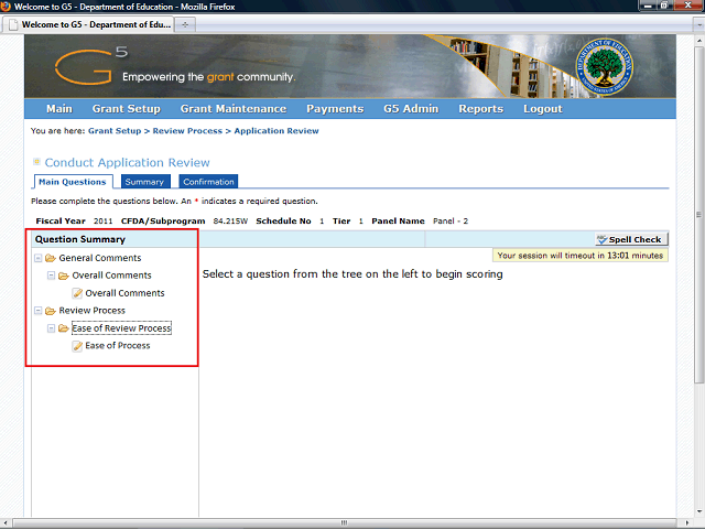 Screen image of this step