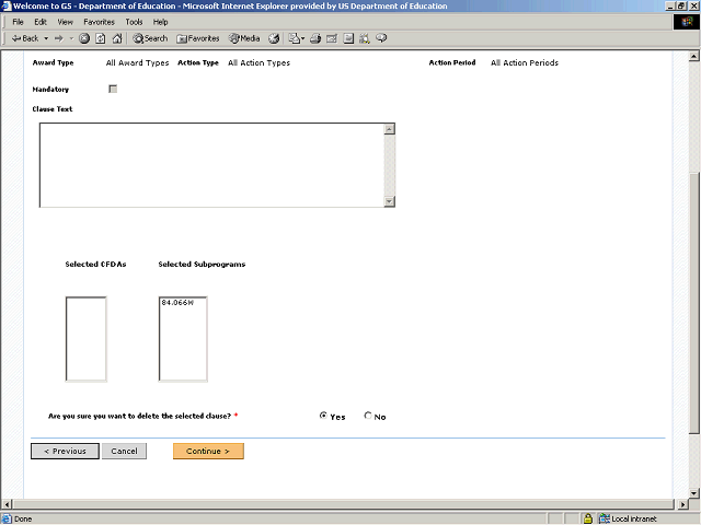 Screen image of this step