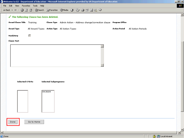 Screen image of this step