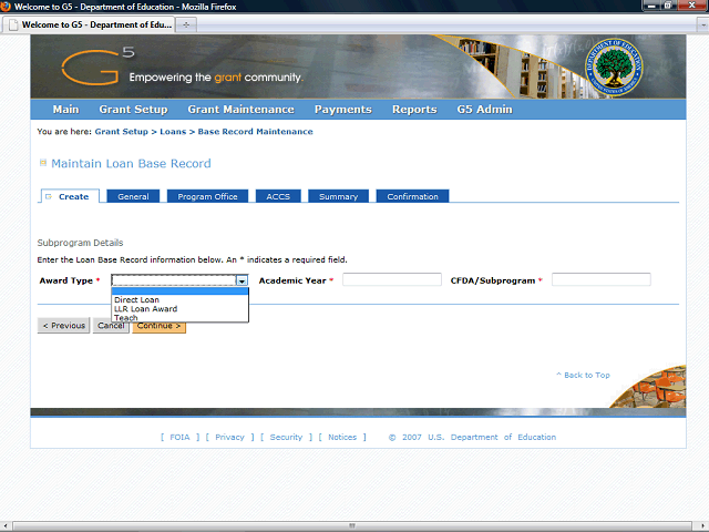 Screen image of this step