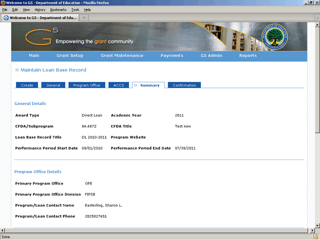 Screen image of this step