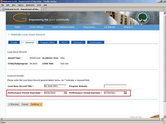 Screen image of this step