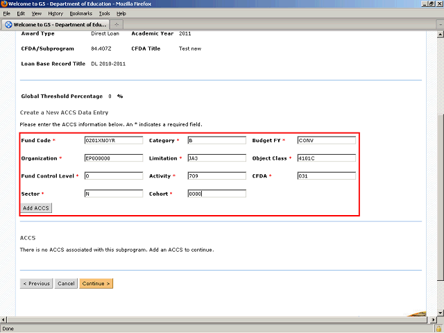 Screen image of this step