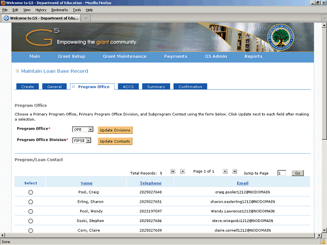 Screen image of this step