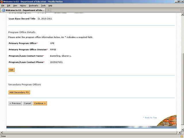 Screen image of this step