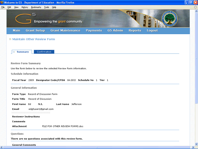 Screen image of this step