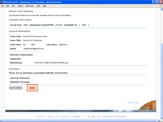 Screen image of this step