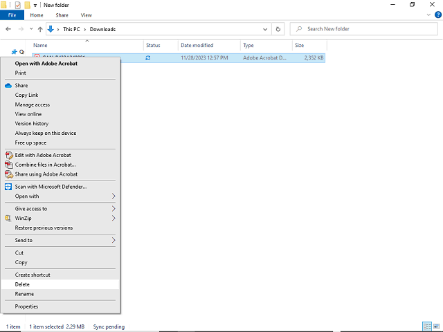 Screen image of this step