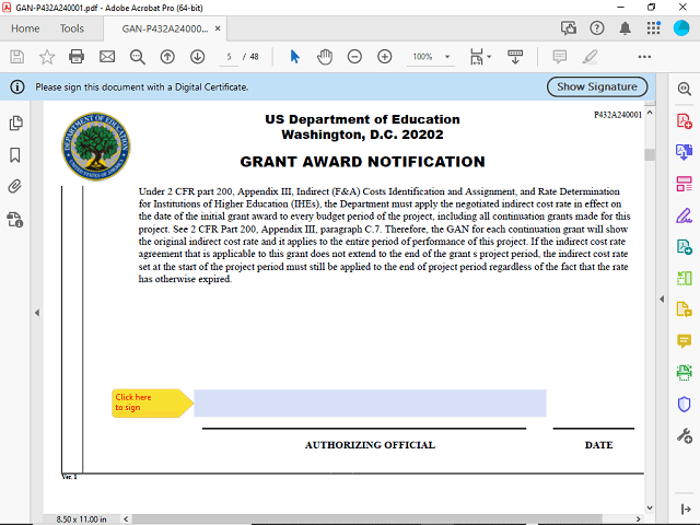 Screen image of this step