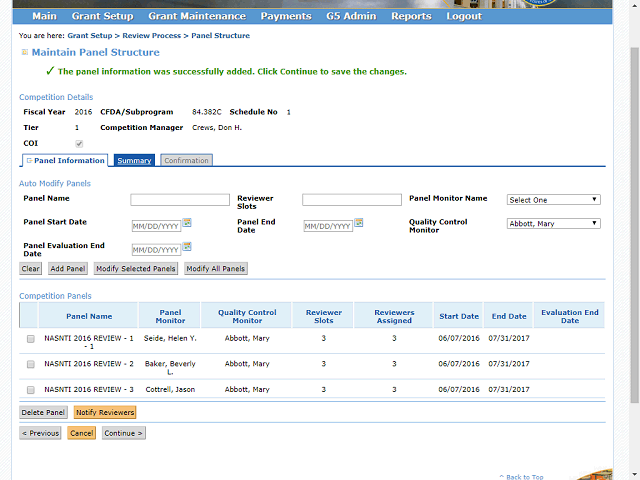 Screen image of this step