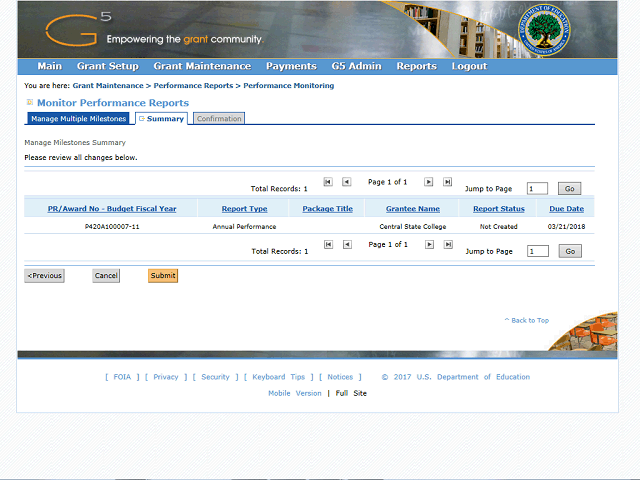 Screen image of this step