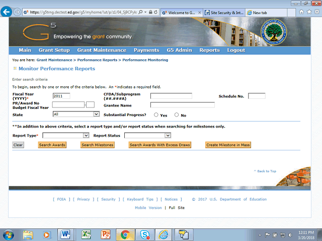Screen image of this step