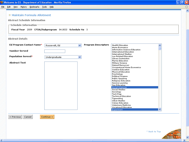 Screen image of this step