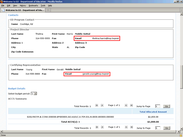 Screen image of this step