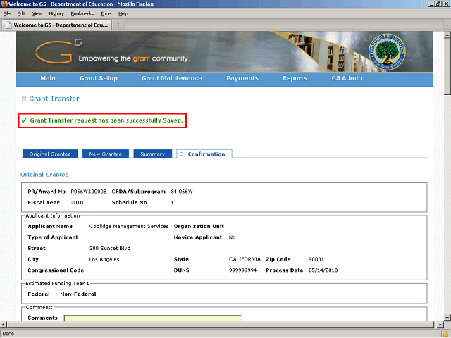 Screen image of this step