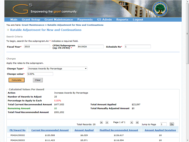 Screen image of this step