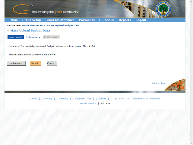 Screen image of this step