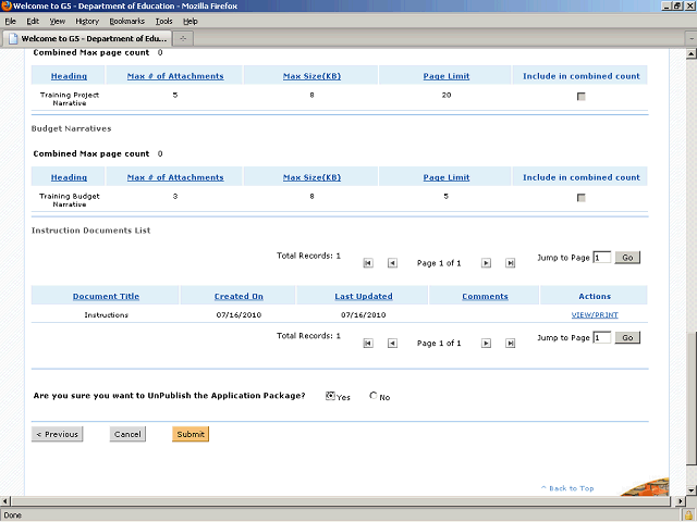 Screen image of this step