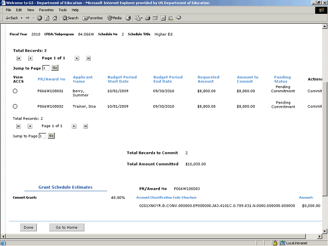 Screen image of this step