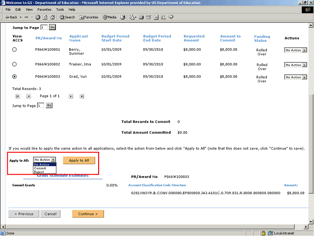 Screen image of this step