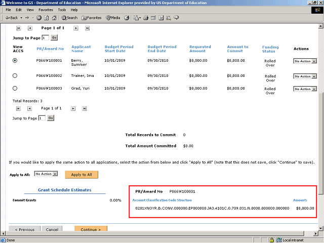 Screen image of this step